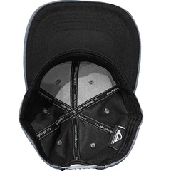 Boné Aba Curva Quiksilver Decades Heather 2.0 - Snapback - Adulto - Foto 4