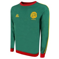 Blusão de Moletom Liga Retro Camarões - Masculino - Foto 2