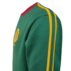 Blusão de Moletom Liga Retro Camarões - Masculino - Foto 3