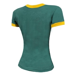 Camiseta do Brasil Verde Feminina - Liga Retro - Foto 7