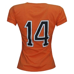 Camiseta Holanda 1974 #14 Feminina Liga Retro - Foto 3