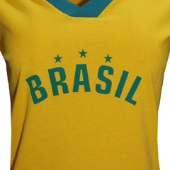 Camiseta do Brasil Polo Estrelas 9 Feminina - Liga Retro - Foto 8