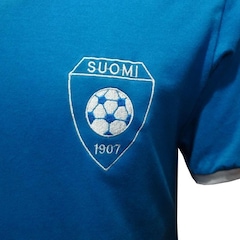 Camiseta Finlândia Liga Retro 1970 - Masculina - Foto 4