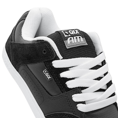 Tênis Qix Skate Retrô Am Preto Branco Unissex - Foto 7