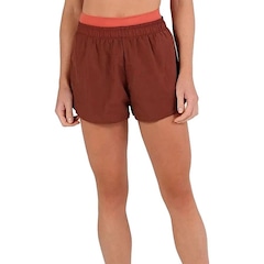 Shorts 3 Em 1 Alto Giro Terracota - Feminino - Foto 1