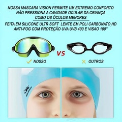 Máscara De Natação Gold Sports Vision Adulto High Definition - Foto 3