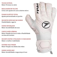 Luva de Goleiro de Futebol de Campo Profissional Eclipse Poker - Foto 6