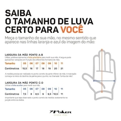 Luvas de Goleiro Profissional Champion 8 Extended Poker - Foto 5