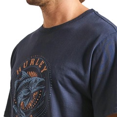 Camiseta Hurley Fish - Masculina - Foto 3