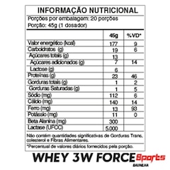 Whey 3W Force Venum Baunilha - 900G - Foto 2