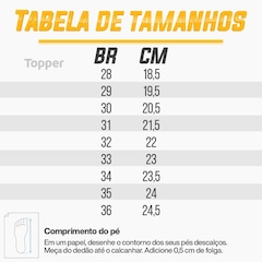 Chuteira Futsal Topper Slick V - Infantil - Foto 4
