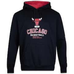 Blusão De Moletom New Era Chicago Bulls Nba Club House - Masculino - Foto 1