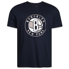 Camiseta New Era Brooklyn Nets Nba Regular Core - Masculina - Foto 1