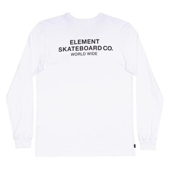 Camiseta Manga Longa Element Classic Worldwide - Masculina - Foto 4