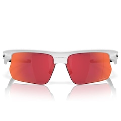 Óculos de Sol Unissex Oakley Bisphaera Matte White Prizm Field - Foto 4