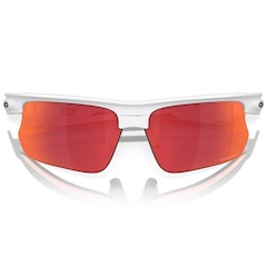 Óculos de Sol Unissex Oakley Bisphaera Matte White Prizm Field - Foto 7