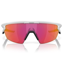 Óculos de Sol Unissex Oakley Sphaera Matte White Prizm Field - Foto 3