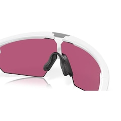Óculos de Sol Unissex Oakley Sphaera Matte White Prizm Field - Foto 4
