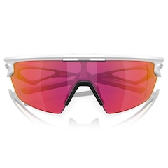 Óculos de Sol Unissex Oakley Sphaera Matte White Prizm Field - Foto 7