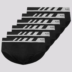 Kit Cueca Slip Lupo Microfibra sem Costura - 6 Unidades - Masculino - Foto 1