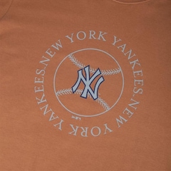 Camiseta Slim New Era New York Yankees Mlb Golf Culture - Masculina - Foto 3