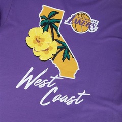 Camiseta New Era Los Angeles Lakers Nba City Icons - Masculina - Foto 4
