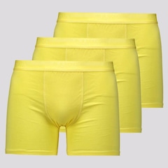 Kit Cueca Boxer Lupo Elastic Soft - 3 Unidades - Masculina - Foto 1