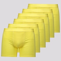 Kit Cueca Boxer Lupo Elastic Soft - 6 Unidades - Masculina - Foto 1