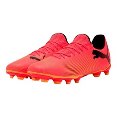 Kit Chuteira de Campo Puma Future 7 Play - Adulto + Par de Meião - Foto 2