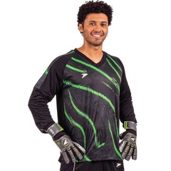Camisa de Goleiro Poker Manga Longa Sublimada Celeno - Masculina - Foto 2
