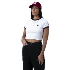 Camiseta New Era Cropped New York Knicks - Feminina - Foto 5
