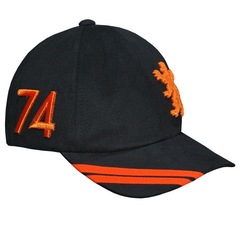 Boné Aba Curva Holanda 1974 Liga Retrô - Strapback - Adulto - Foto 3