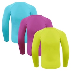 Kit 3 Camisas Térmicas Selene Proteção UV50+ - Infantil - Foto 2