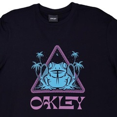 Camiseta Oakley Psy Frog Triangle Print - Masculina - Foto 3