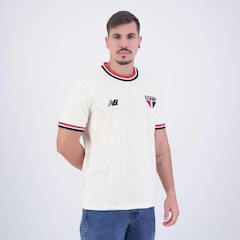 Camisa do São Paulo Retrô New Balance - Masculina - Foto 2