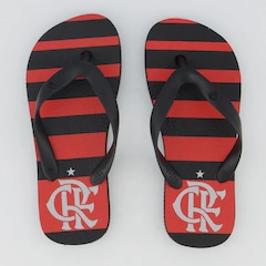 Chinelo do Flamengo Manto I 2024 Neorubber - Infantil - Foto 1
