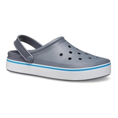 Sandália Crocs Crocband Off Court Clog Charcoal - Unissex - Foto 3