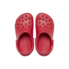 Sandália Crocs Classic Clog Varsity Red - Infantil - Foto 3