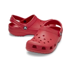 Sandália Crocs Classic Clog Varsity Red - Infantil - Foto 7