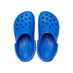 Sandália Crocs Classic Clog Kids Blue Bolt - Infantil - Foto 5