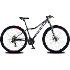Bicicleta Aro 29 KRW em Alumínio 24 Velocidades Freio à Disco Suspensão Dianteira Mountain Bike Kr1 - Foto 2