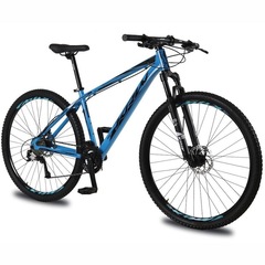 Bicicleta aro 29 Krw alumínio 27 Velocidades Marchas Freio Hidráulico Suspensão com Trava ombro Kr6 - Adulto - Foto 2