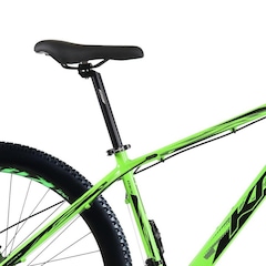 Bicicleta aro 29 Krw alumínio Shimano Tz 21 Velocidades Freio a Disco Suspensão Mountain Bike Kr7 - Adulto - Foto 4