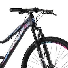 Bicicleta aro 29 Krw alumínio Shimano Tz 24 Velocidades Freio a Disco Suspensão Mountain Bike Kr9 - Adulto - Foto 5