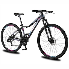 Bicicleta aro 29 Krw alumínio Shimano Tz 24 Velocidades Freio a Disco Suspensão Mountain Bike Kr9 - Adulto - Foto 1