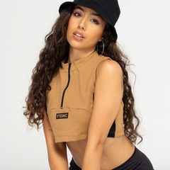 Cropped Regata FitDance Ziper - Feminino - Foto 5