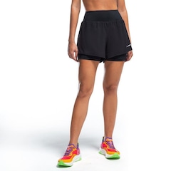 Shorts Olympikus Ultra 2 em 1 - Feminino - Foto 2