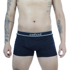 Cueca Boxer Colcci Elástico Bordado - Adulto - Foto 1
