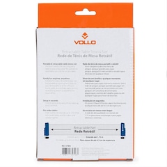 Rede de Tênis de Mesa Vollo com Poste Retrátil - Foto 4