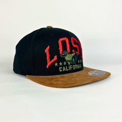 Boné Aba Reta Lost Fitão California - Strapback - Adulto - Foto 3